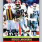1990 Pro Set #73 Reggie Langhorne Mint Cleveland Browns  Image 1