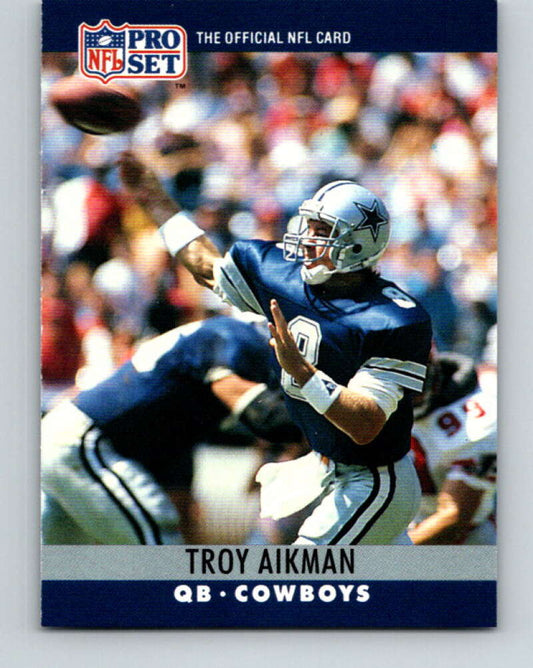 1990 Pro Set #78 Troy Aikman Mint Dallas Cowboys  Image 1