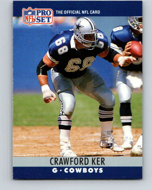 1990 Pro Set #81 Crawford Ker Mint RC Rookie Dallas Cowboys