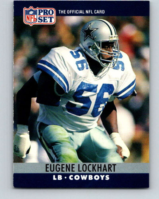 1990 Pro Set #82 Eugene Lockhart Mint Dallas Cowboys  Image 1