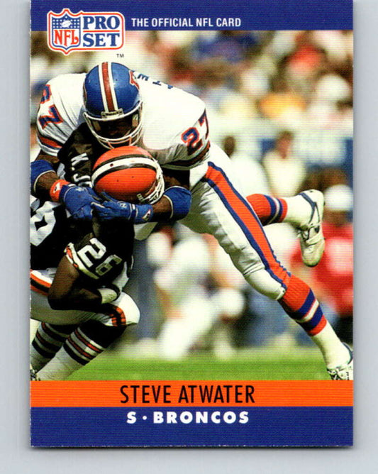 1990 Pro Set #86 Steve Atwater Mint Denver Broncos  Image 1