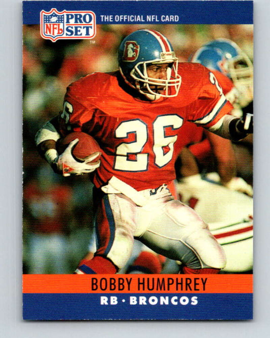 1990 Pro Set #91 Bobby Humphrey Mint Denver Broncos  Image 1