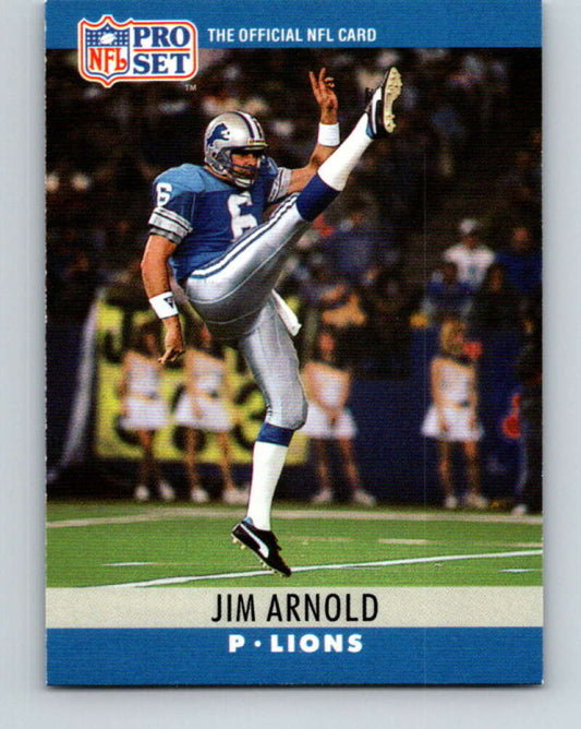 1990 Pro Set #95 Jim Arnold Mint Detroit Lions  Image 1