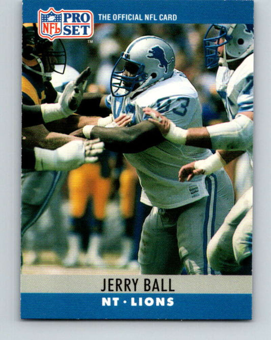 1990 Pro Set #96 Jerry Ball Mint Detroit Lions  Image 1