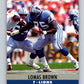 1990 Pro Set #98 Lomas Brown Mint Detroit Lions  Image 1