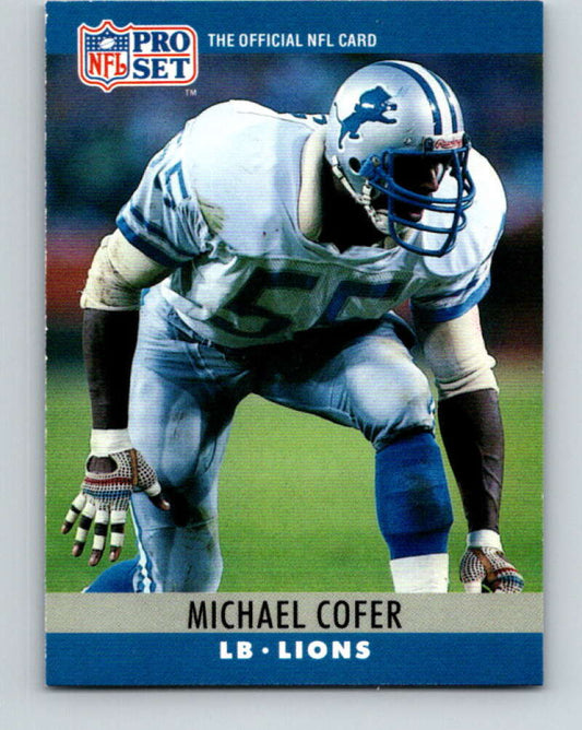 1990 Pro Set #99 Michael Cofer Mint Detroit Lions  Image 1
