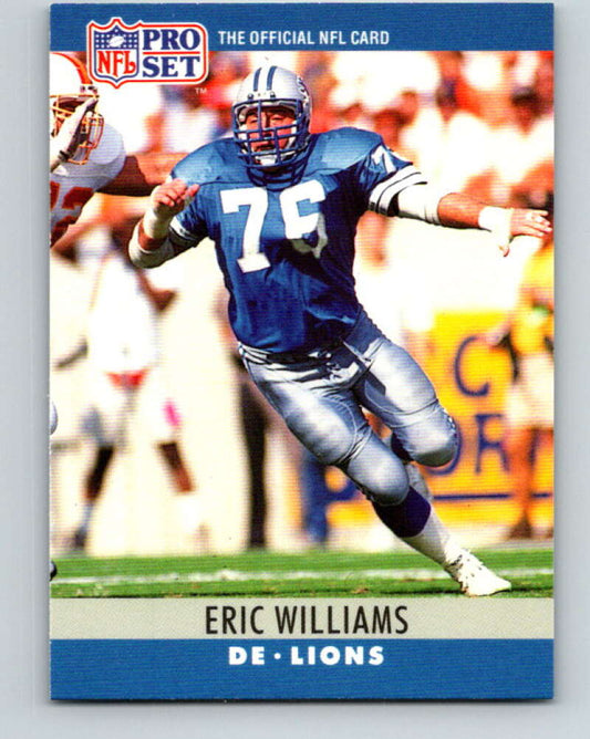 1990 Pro Set #105 Eric Williams Mint RC Rookie Detroit Lions  Image 1