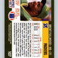 1990 Pro Set #107 Brent Fullwood Mint Green Bay Packers  Image 2