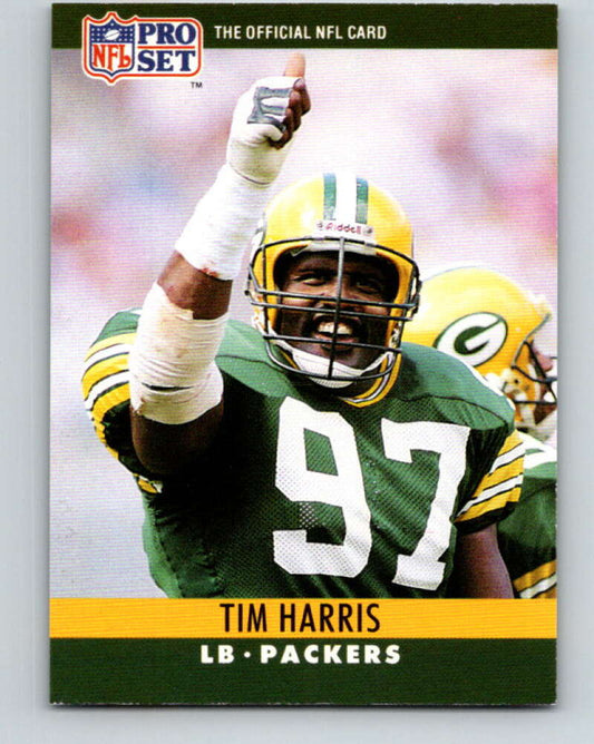 1990 Pro Set #109 Tim Harris Mint Green Bay Packers