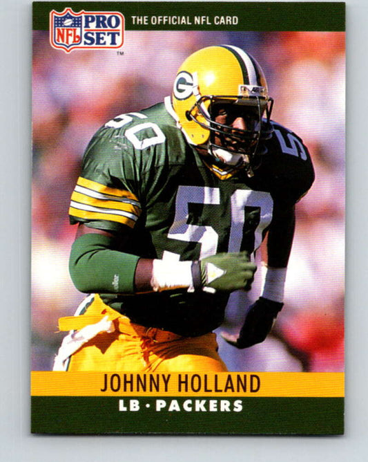 1990 Pro Set #110 Johnny Holland Mint Green Bay Packers  Image 1