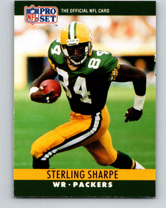 1990 Pro Set #114 Sterling Sharpe Mint Green Bay Packers  Image 1