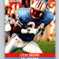 1990 Pro Set #117 Steve Brown Mint Houston Oilers  Image 1