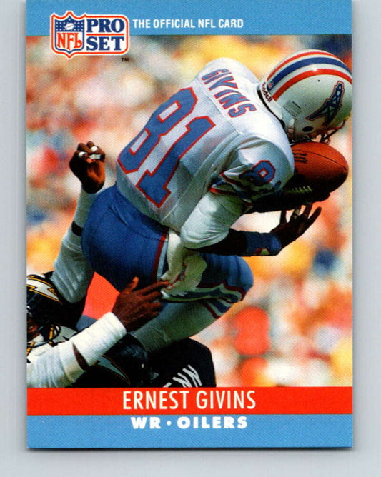 1990 Pro Set #119 Ernest Givins Mint Houston Oilers  Image 1