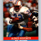 1990 Pro Set #121 Alonzo Highsmith Mint Houston Oilers  Image 1