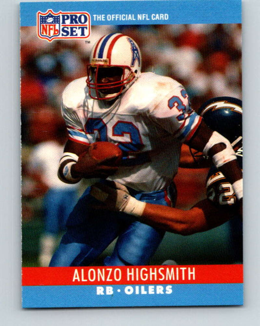 1990 Pro Set #121 Alonzo Highsmith Mint Houston Oilers  Image 1