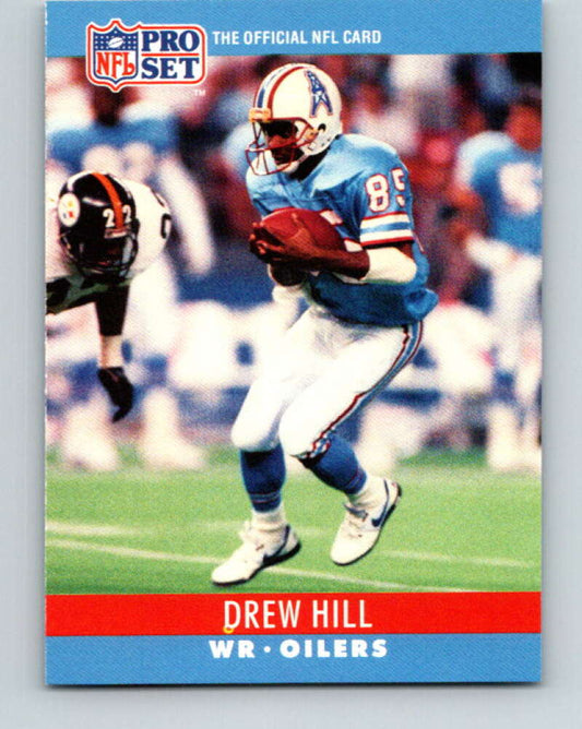 1990 Pro Set #122 Drew Hill Mint Houston Oilers  Image 1