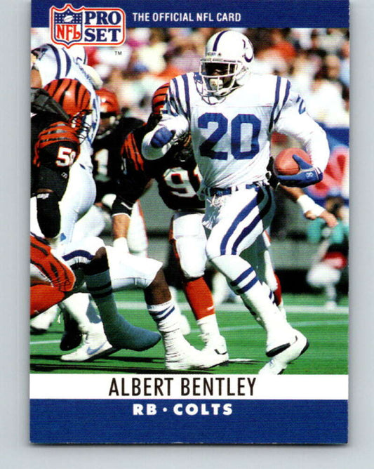 1990 Pro Set #128 Albert Bentley Mint Indianapolis Colts  Image 1