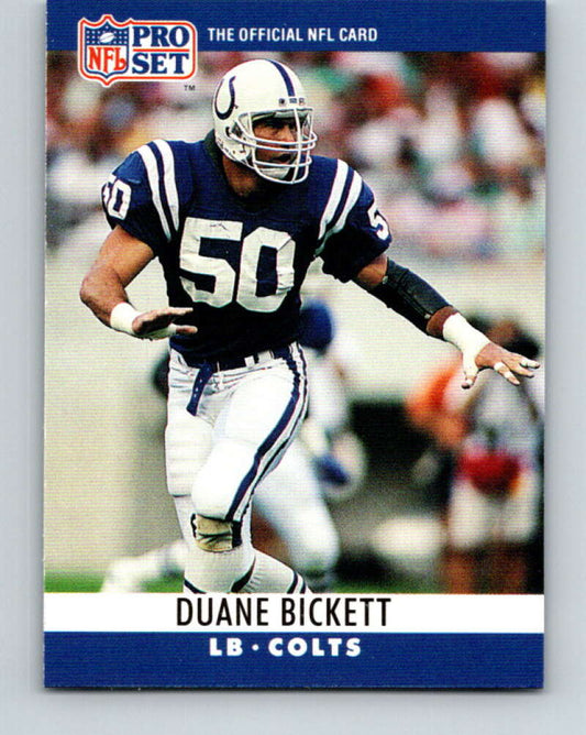 1990 Pro Set #130 Duane Bickett Mint Indianapolis Colts  Image 1