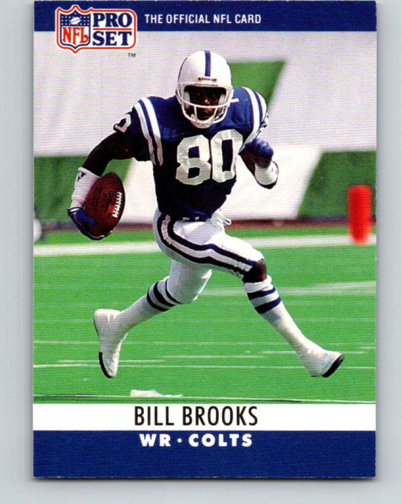 1990 Pro Set #131 Bill Brooks Mint Indianapolis Colts  Image 1