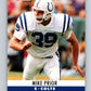 1990 Pro Set #133 Mike Prior Mint Indianapolis Colts  Image 1