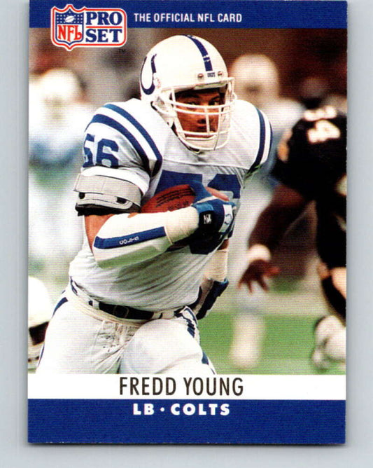 1990 Pro Set #138 Fredd Young Mint Indianapolis Colts  Image 1