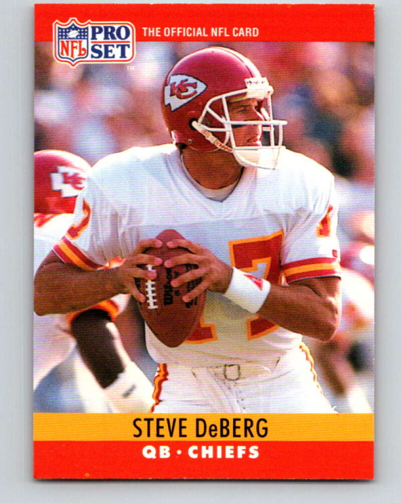 1990 Pro Set #141 Steve DeBerg Mint Kansas City Chiefs  Image 1