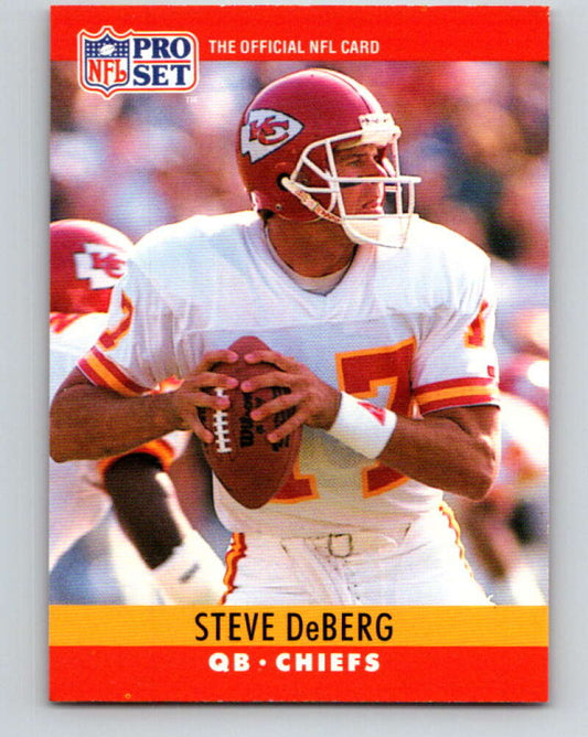 1990 Pro Set #141 Steve DeBerg Mint Kansas City Chiefs  Image 1