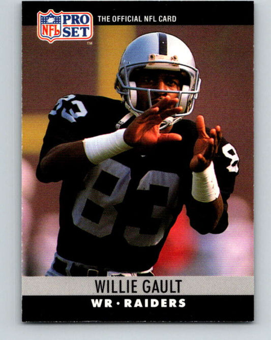 1990 Pro Set #153 Willie Gault Mint Los Angeles Raiders  Image 1