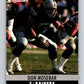 1990 Pro Set #156 Don Mosebar Mint Los Angeles Raiders  Image 1