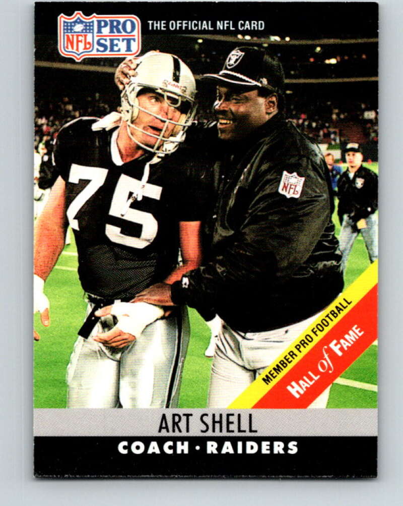 1990 Pro Set #161 Art Shell Mint Los Angeles Raiders