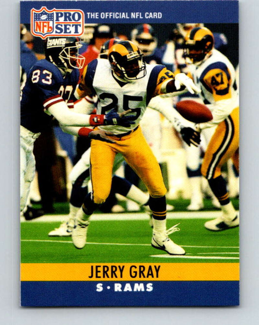 1990 Pro Set #166 Jerry Gray Mint Los Angeles Rams  Image 1