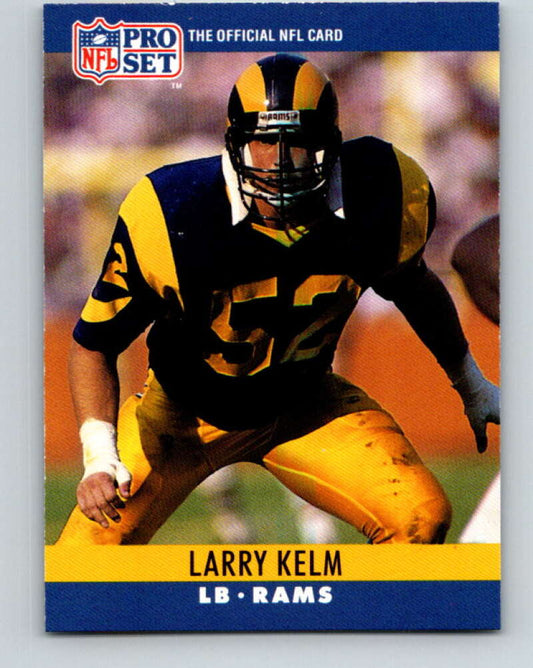 1990 Pro Set #169 Larry Kelm Mint RC Rookie Los Angeles Rams  Image 1