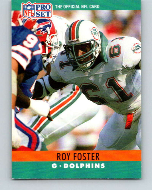 1990 Pro Set #178 Roy Foster Mint Miami Dolphins  Image 1