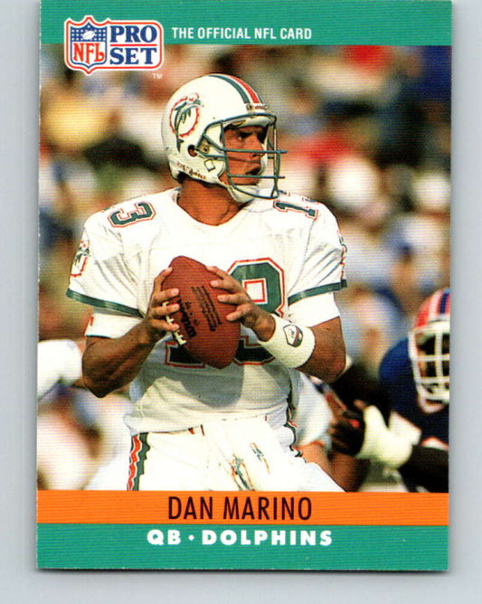1990 Pro Set #181 Dan Marino Mint Miami Dolphins  Image 1