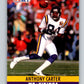 1990 Pro Set #187 Anthony Carter Mint Minnesota Vikings  Image 1