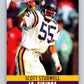 1990 Pro Set #195 Scott Studwell Mint Minnesota Vikings  Image 1