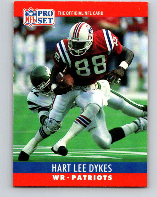 1990 Pro Set #202 Hart Lee Dykes Mint New England Patriots  Image 1