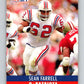 1990 Pro Set #203 Sean Farrell Mint New England Patriots  Image 1