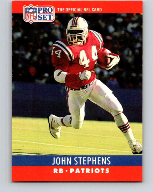 1990 Pro Set #207 John Stephens Mint New England Patriots