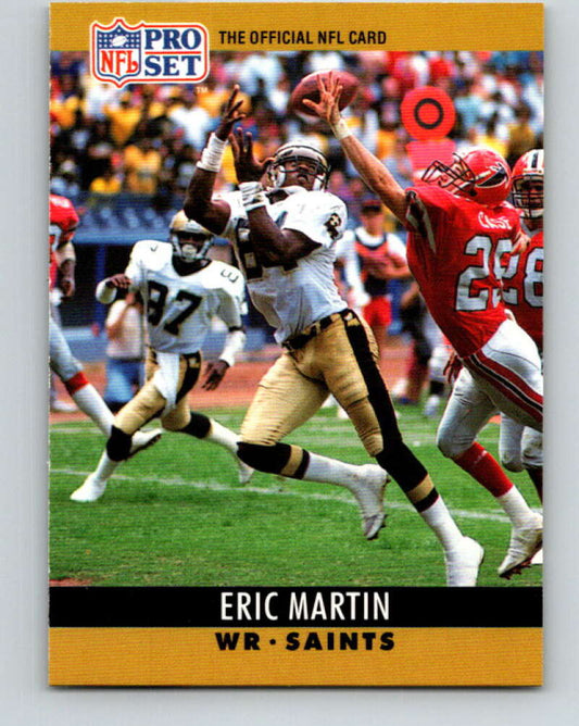 1990 Pro Set #216 Eric Martin Mint New Orleans Saints  Image 1