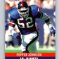 1990 Pro Set #226 Pepper Johnson Mint New York Giants  Image 1