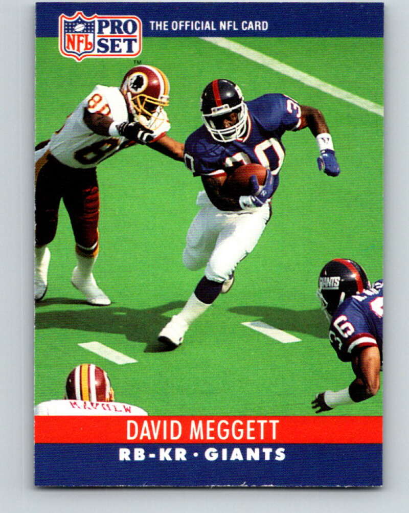 1990 Pro Set #228 Dave Meggett Mint New York Giants