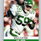 1990 Pro Set #234 Kyle Clifton Mint New York Jets  Image 1