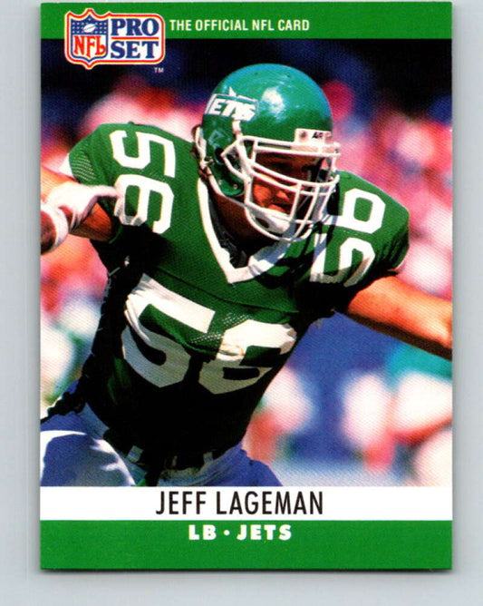 1990 Pro Set #236 Jeff Lageman Mint New York Jets
