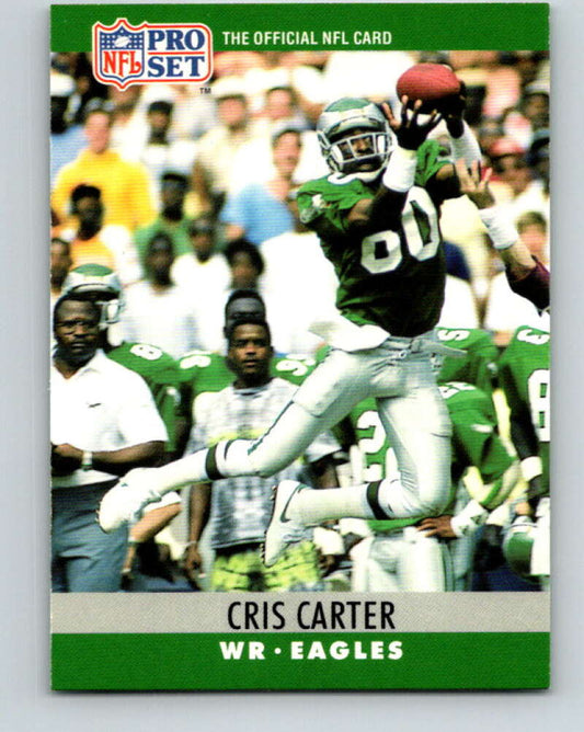 1990 Pro Set #246 Cris Carter Mint Philadelphia Eagles