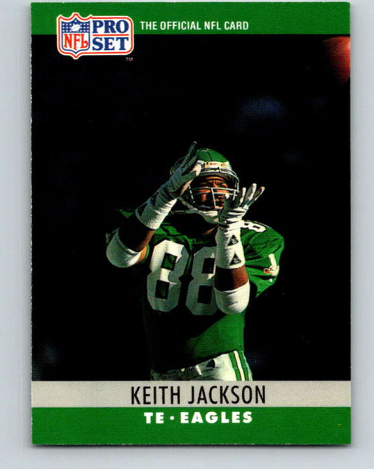 1990 Pro Set #248 Keith Jackson Mint Philadelphia Eagles  Image 1