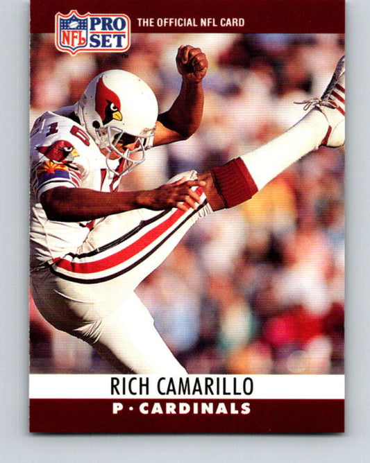 1990 Pro Set #254 Rich Camarillo Mint Phoenix Cardinals  Image 1