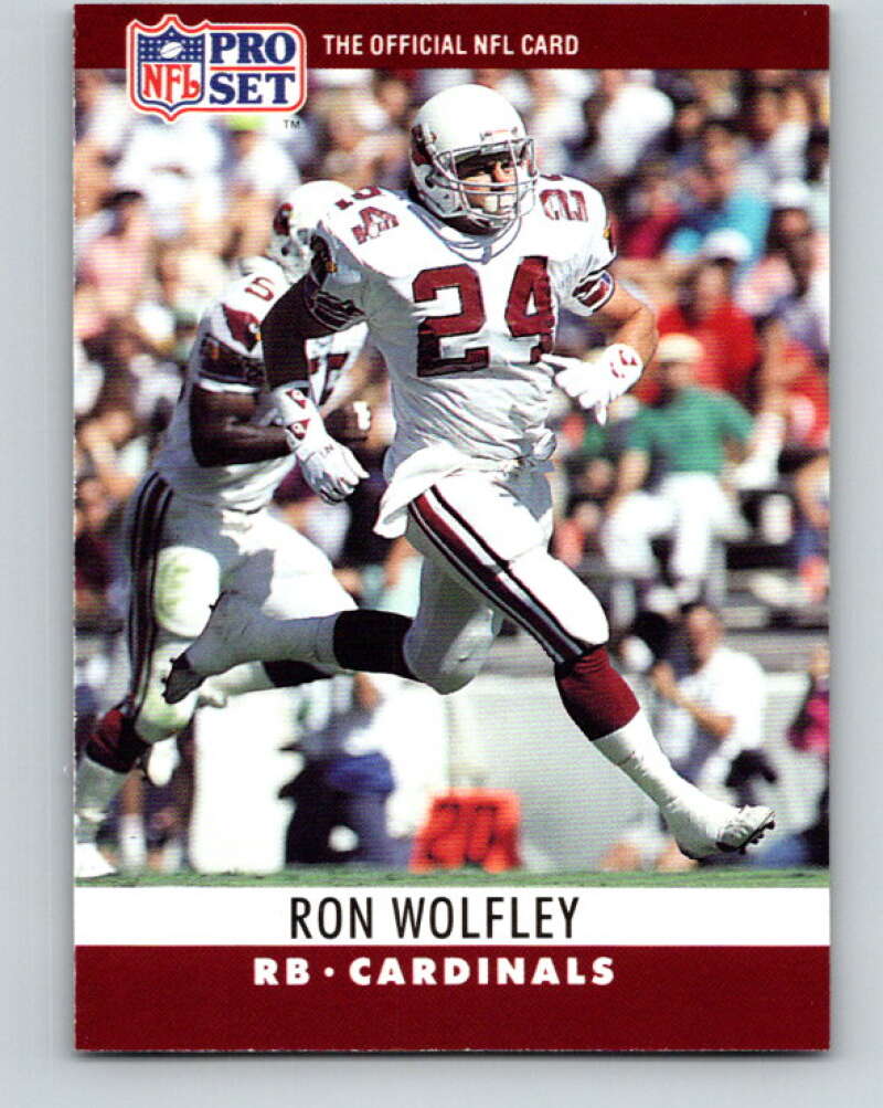 1990 Pro Set #264 Ron Wolfley Mint Phoenix Cardinals  Image 1