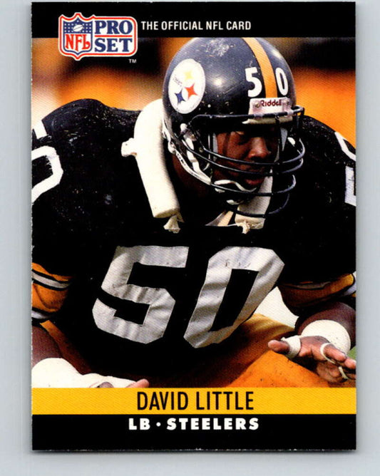 1990 Pro Set #271 David Little Mint Pittsburgh Steelers  Image 1