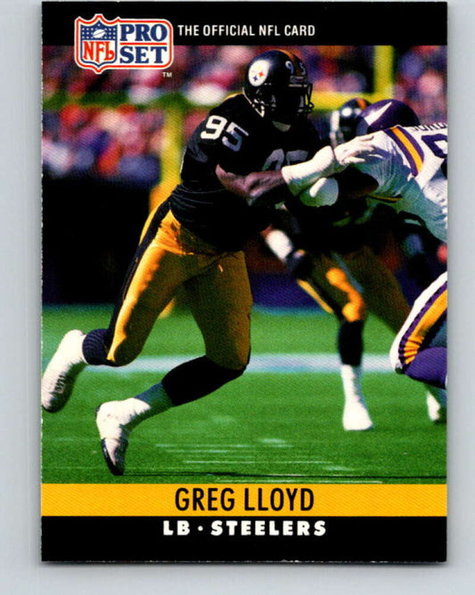 1990 Pro Set #272 Greg Lloyd Mint Pittsburgh Steelers  Image 1